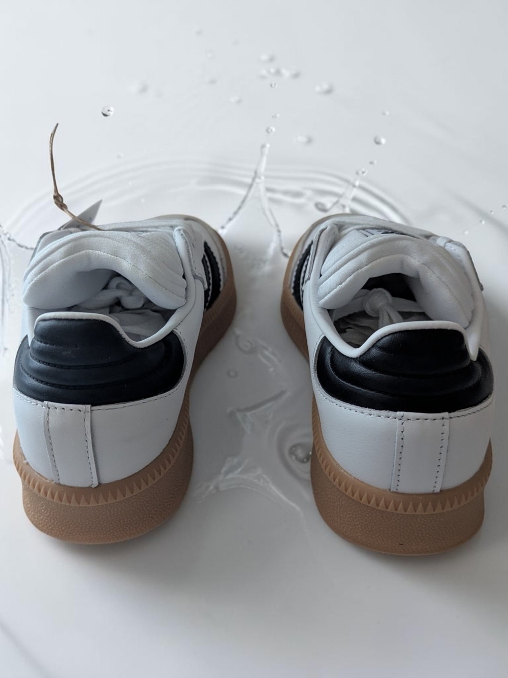 Adidas Samba XLG J White / Black / Gum Sole Kids Youth Sneaker Shoe Size 4 & 5 - Picture 7 of 8